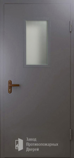 Фото двери «Техническая дверь №4 однопольная со стеклопакетом» в Ногинску