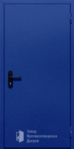 Фото двери «Однопольная глухая (синяя)» в Ногинску