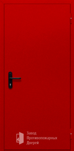 Фото двери «Однопольная глухая (красная)» в Ногинску