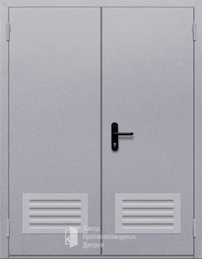 Фото двери «Двупольная с решеткой» в Ногинску