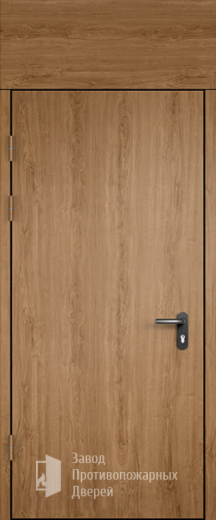 Фото двери «МДФ однопольная с фрамугой №28» в Ногинску