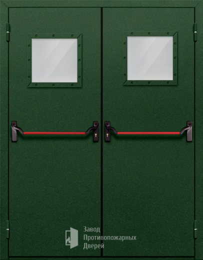 Фото двери «Двупольная со стеклом и антипаникой №59» в Ногинску