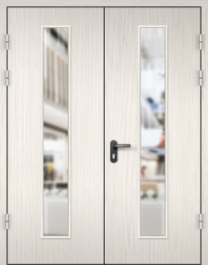 Фото двери «МДФ двупольная со стеклом №22» в Ногинску