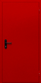 Фото двери «Однопольная глухая (красная)» в Ногинску