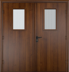 Фото двери «Двупольная МДФ со стеклом EI-30» в Ногинску
