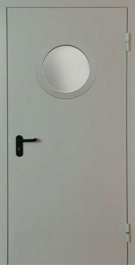 Фото двери «Однопольная с круглым стеклом EI-30» в Ногинску