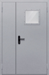 Фото двери «Полуторная со стеклопакетом» в Ногинску