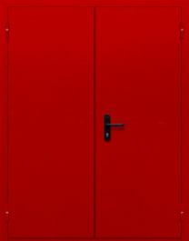 Фото двери «Двупольная глухая (красная)» в Ногинску