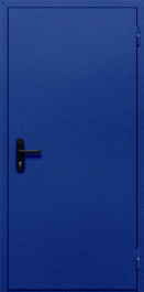 Фото двери «Однопольная глухая (синяя)» в Ногинску